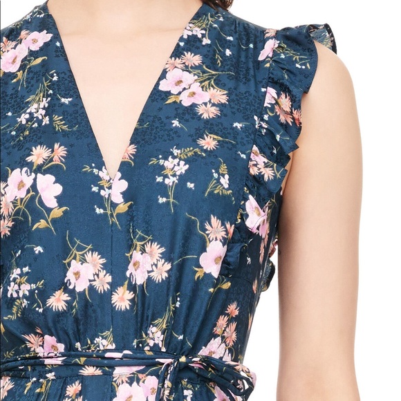 Rebecca Taylor Blue Floral Jumpsuit - Picture 10 of 13